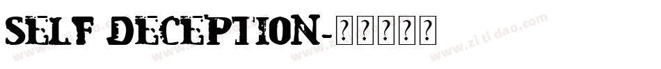 Self Deception字体转换